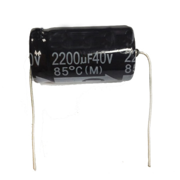 2200UF Axial Aluminum Electrolytic Capacitor